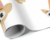 Papier Cadeau Chiwawa d'anniversaire (Coin rond)