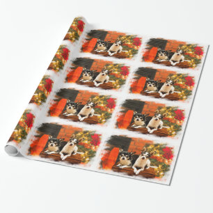 Papier Cadeau Chiwawa de Noël