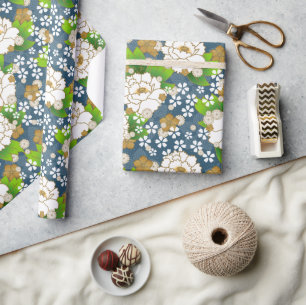 Papier Cadeau Chiyogami Yuzen Washi papier stylisé