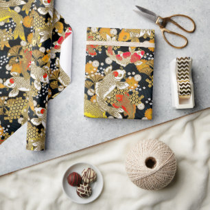 Papier Cadeau Chiyogami Yuzen Washi papier stylisé
