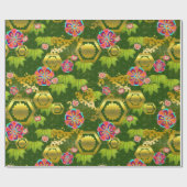 Papier Cadeau Chiyogami Yuzen Washi Style motif papier enveloppe (Plat)