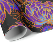 Papier Cadeau Chiyogami Yuzen Washi Style motif papier enveloppe (Coin rond)