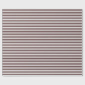 Papier Cadeau Chocolat amour rayures blanches et marron (Plat)