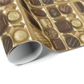Papier Cadeau Chocolat belge (Coin rond)