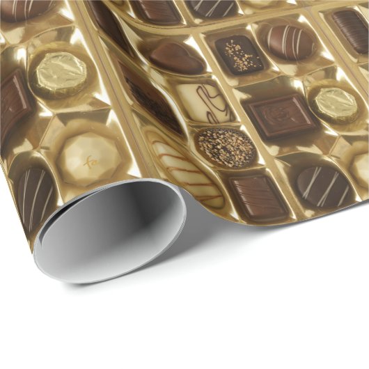Papier Cadeau Chocolat belge (Coin rond)