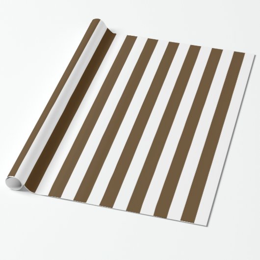 Papier Cadeau Chocolat Brown et Gras blanc (Déroulé)