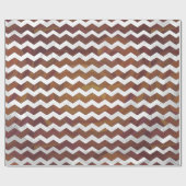 Papier Cadeau Chocolat Carmel Swirl Chevron Motif (Plat)