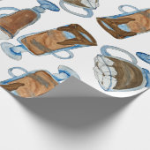 Papier Cadeau chocolat chaud (Coin)