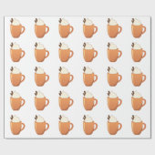 Papier Cadeau Chocolat chaud (Plat)
