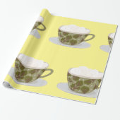 Papier Cadeau Chocolat Chaud Avec Marshmallows (Déroulé)