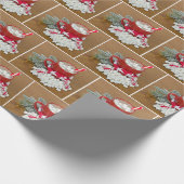 Papier Cadeau Chocolat chaud de Noël (Coin)