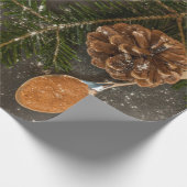 Papier Cadeau Chocolat chaud de Noël (Coin)