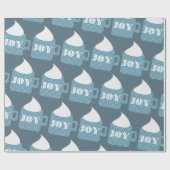 Papier Cadeau Chocolat Chaud Mug Whip Cream Joie (Plat)