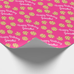 Papier Cadeau Chocolat Chip Cookie Anniversaire