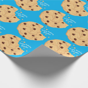Papier Cadeau Chocolat Chip Cookie Enfants 1er Anniversaire Part