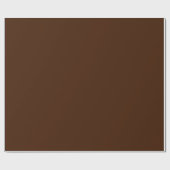 Papier Cadeau Chocolat couleur Brown (Plat)