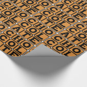 Papier Cadeau Chocolat, Dessert Sucré (Coin)