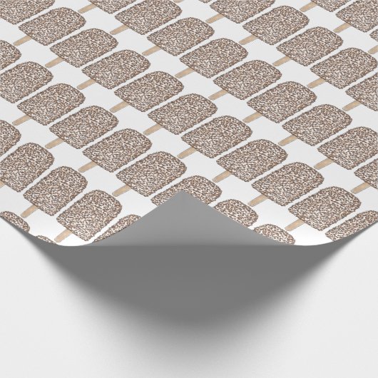 Papier Cadeau Chocolat Eclair Ice Crème Bars Pops Popsicles (Coin)