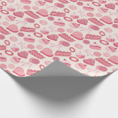 Papier Cadeau Chocolat et pâtisseries motif 2 (Coin)