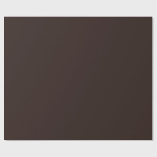 Papier Cadeau Chocolat foncé Brown (Plat)