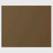 Papier Cadeau Chocolat foncé de couleur solide brun (Plat)