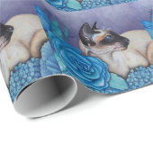 Papier Cadeau Chocolat Siamese Point (Coin rond)