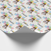 Papier Cadeau Chocolat Tuxedo Cockapoo Cavapoo Chien Anniversair (Coin)