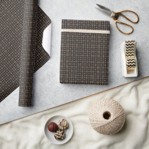 Papier Cadeau Chocolats et cuivre