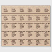 Papier Cadeau Choix polyvalent générique (Plat)