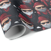 Papier Cadeau Cholo Père Noël (Coin rond)