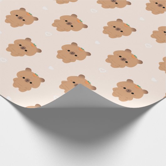 Papier Cadeau Chonky Capybara (Coin)