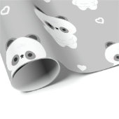 Papier Cadeau Chonky Panda (Coin rond)
