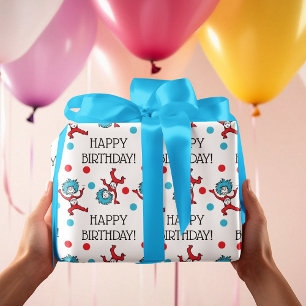 Papier Cadeau Chose 1 Chose 2 Joyeux anniversaire