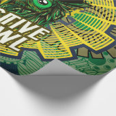 Papier Cadeau Chouette à vapeur (Coin)