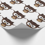 Papier Cadeau Chouette Brown (Coin)
