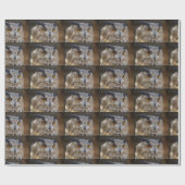 Papier Cadeau Chouette d'aigle eurasien (Plat)