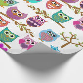 Papier Cadeau chouettes (Coin)
