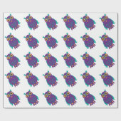 Papier Cadeau Chouettes (Plat)