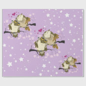 Papier Cadeau chouettes de luv burd (Plat)