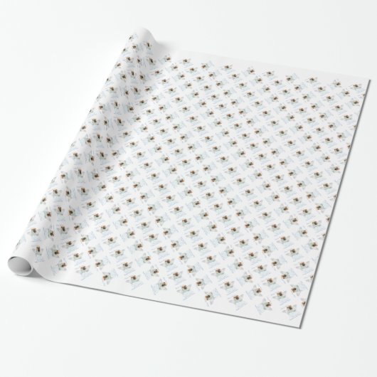 Papier Cadeau Chow Chow Angel (Déroulé)