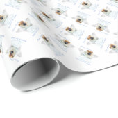 Papier Cadeau Chow Chow Angel (Coin rond)