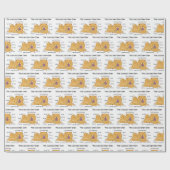 PAPIER CADEAU CHOW ILLUSTRÉ (Plat)