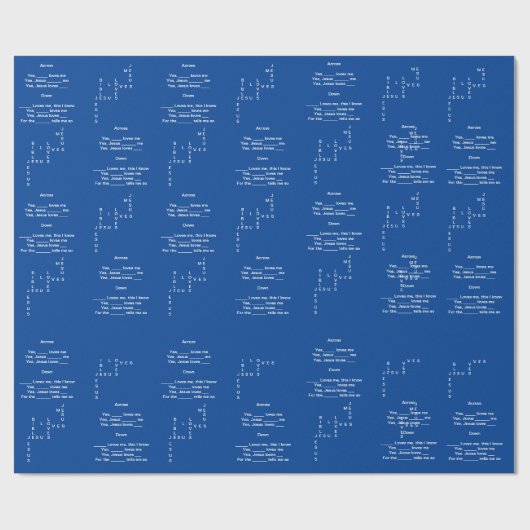 Papier Cadeau chrétien (Plat)