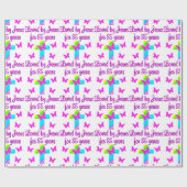 PAPIER CADEAU CHRÉTIEN AIMÉ PAR JÉSUS PENDANT 85 ANS CONCEPTION (Plat)