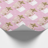 Papier Cadeau Christening * choisir la couleur de l'arrière - pl (Coin)