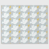 Papier Cadeau Christening Dove (Plat)