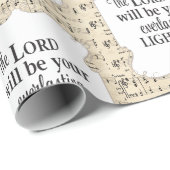 Papier Cadeau Christian Music Lord Allumage éternel cadeau (Coin rond)