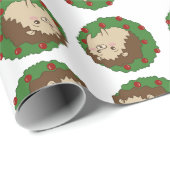 Papier Cadeau Christm (Coin rond)
