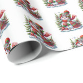 Papier Cadeau Christmas  (Coin rond)