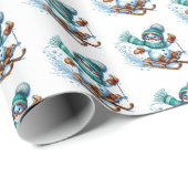 Papier Cadeau Christmas (Coin rond)